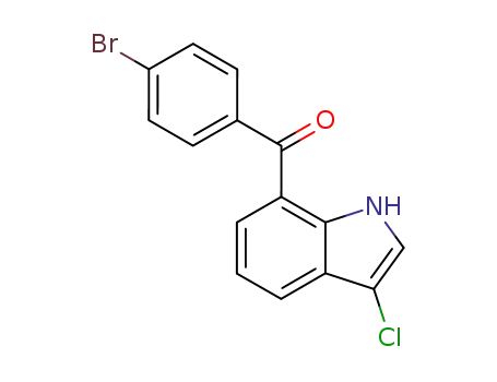 (4-Bromo-phenyl)-(3-chloro-1H-indol-7-yl)-methanone