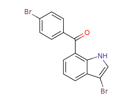 7-(4-bromobenzoyl)-3-bromoindole